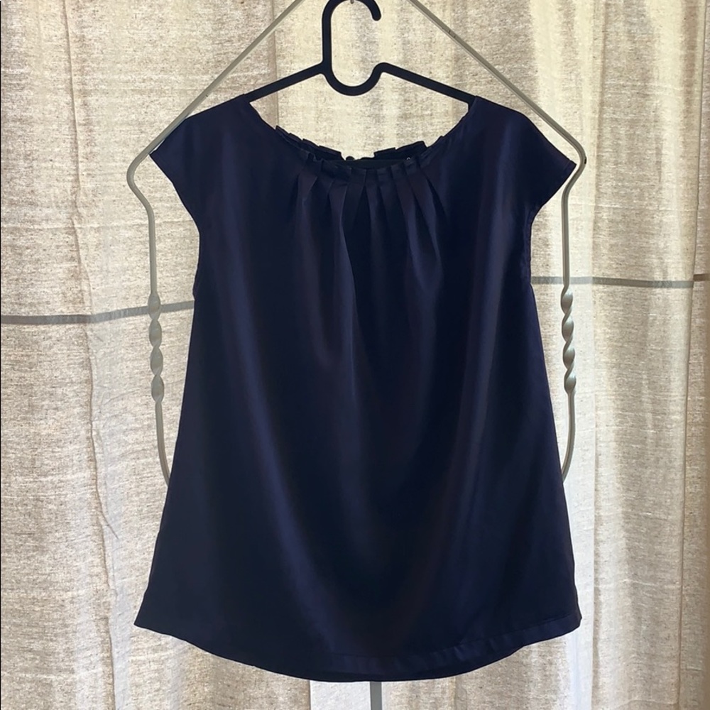 Navy Blue Blouse